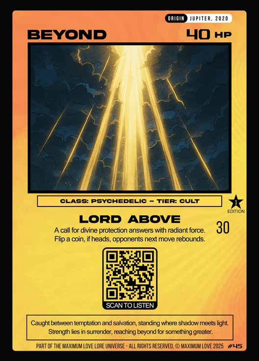 Beyond trading card